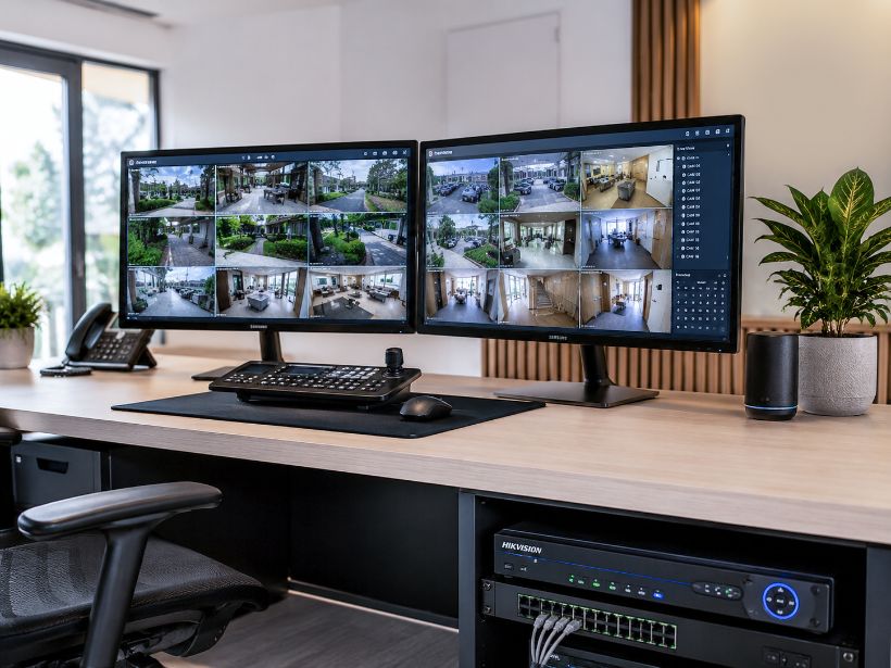 CCTV recording system for a City of London commercial building